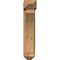 Ekena Millwork Thorton Arts and Crafts Rough Sawn Bracket w/ Offset Brace, Western Red Cedar, 6"W x 18"D x 30"H BKT0604X18X30THR03RWR - alternate 3